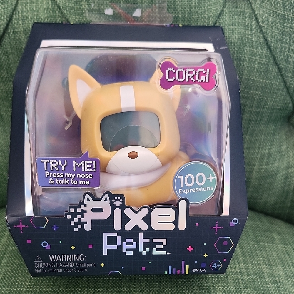 Corgi Dog Pixel Petz Tan